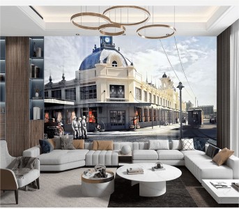 Tranh Hà Nội xưa đường phố cổ xưa Tranh Hà Nội xưa đường phố cổ xưa