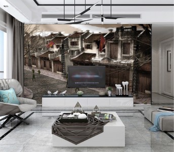 Tranh Hà Nội xưa đường phố Tranh Hà Nội xưa đường phố