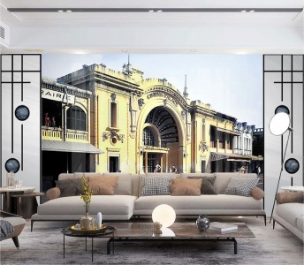 Tranh Hà Nội xưa nét cổ kính  Tranh Hà Nội xưa nét cổ kính