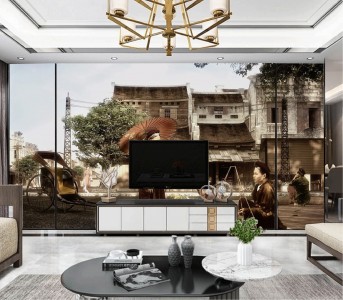 Tranh Hà Nội xưa nét đep giản dị phụ nữ xưa Tranh Hà Nội xưa nét đep giản dị phụ nữ xưa