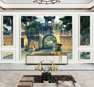 Tranh Hà Nội xưa nét đẹp phụ nữ xưa Tranh Hà Nội xưa nét đẹp phụ nữ xưa