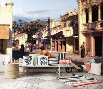 Tranh Hà Nội xưa nét sinh hoạt xưa 2 Tranh Hà Nội xưa nét sinh hoạt xưa 2