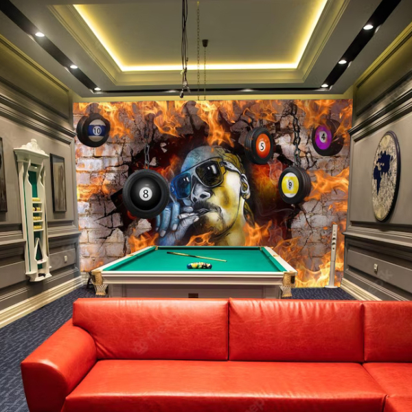 Tranh quán bida phong cách hiphop 2 Tranh quán bida phong cách hiphop 2