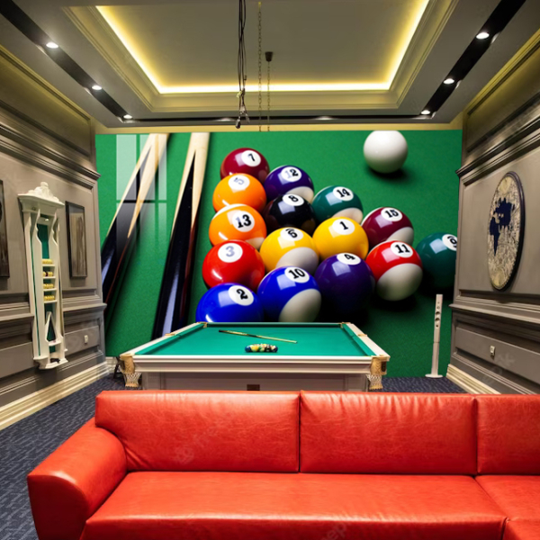 Tranh quán bida sắp bi số từ 1 đến 15 Tranh quán bida sắp bi số từ 1 đến 15