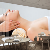 Tranh dán tường spa massage thư giản
