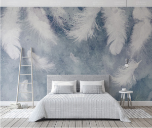 Tranh họa tiết lông vũ 3D Tranh họa tiết lông vũ 3D