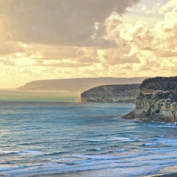 Hoàng hôn trên bờ biển Kourion