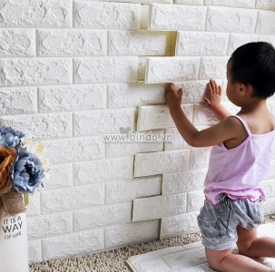 Xốp dán tường màu trắng (7mm)