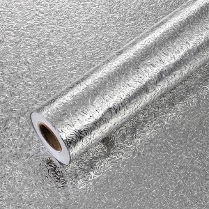 Decal dán tường 5 mét giấy decal dán bếp tráng nhôm cách nhiệt màu bạc khổ 60cm x 500cm Decal dán tường 5 mét giấy decal dán bếp tráng nhôm cách nhiệt màu bạc khổ 60cm x 500cm