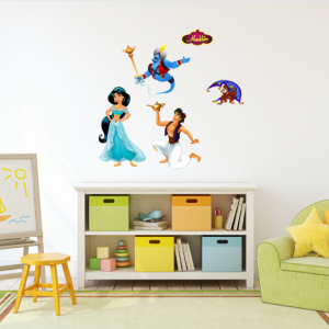 Decal dán tường Decal dán tường aladin và cây đèn thần số 1, phong cách hàn quốc, dán phòng bé, đẹp TPHCM Decal dán tường Decal dán tường aladin và cây đèn thần số 1, phong cách hàn quốc, dán phòng bé, đẹp TPHCM