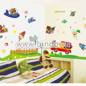 Decal dán tường Decal bé lái máy bay 2, chi tiết rời, dán tường phòng bé, sau dán 1,6 x 0,7 (m) (dài x rộng) ở TPHCM Decal dán tường Decal bé lái máy bay 2, chi tiết rời, dán tường phòng bé, sau dán 1,6 x 0,7 (m) (dài x rộng) ở TPHCM