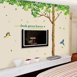 Decal dán tường Decal cây bóng mát 1 Decal dán tường Decal cây bóng mát 1