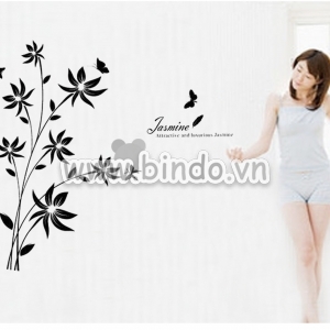 Decal dán tường Decal dán cây đen và bướm, dán 2 mặt có sẵn keo, dán phòng ngủ, mới nhất TPHCM Decal dán tường Decal dán cây đen và bướm, dán 2 mặt có sẵn keo, dán phòng ngủ, mới nhất TPHCM