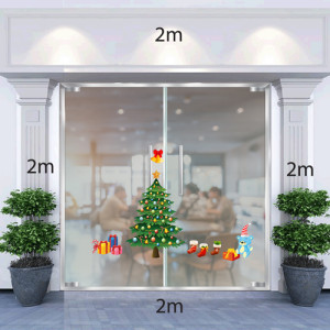 Decal dán tường Decal Cây thông giáng sinh số2 Decal dán tường Decal Cây thông giáng sinh số2