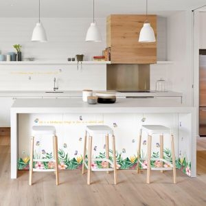 Decal dán tường Decal cây xanh trang trí, dán chân tường phòng khách quán Decal dán tường Decal cây xanh trang trí, dán chân tường phòng khách quán