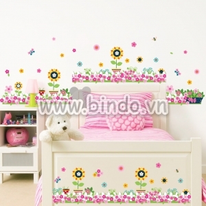 Decal dán tường Decal dán chân tường hàng rào hoa hướng dương hồng, phong cách hàn quốc, dán góc cầu thang, TPHCM sau dán 1,3 x 0,25 (m) (dài x rộng) Decal dán tường Decal dán chân tường hàng rào hoa hướng dương hồng, phong cách hàn quốc, dán góc cầu thang, TPHCM sau dán 1,3 x 0,25 (m) (dài x rộng)