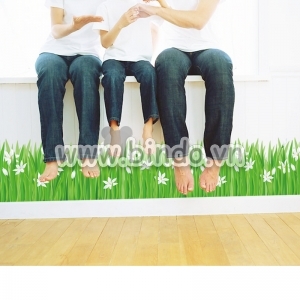 Decal dán tường Chân tường hoa cỏ trắng decal dán chân tường, cầu thang, dán theo sở thích, cao cấp tại TPHCM Decal dán tường Chân tường hoa cỏ trắng decal dán chân tường, cầu thang, dán theo sở thích, cao cấp tại TPHCM