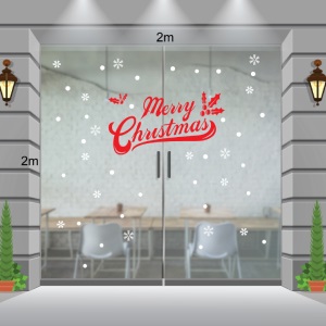 Decal dán tường Chữ MerryChristmas 2