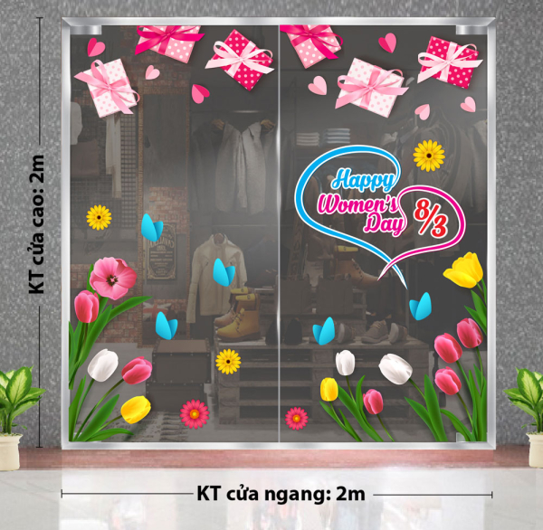 Decal dán tường Combo 31 - Decal chữ 8 tháng 3 Decal dán tường Combo 31 - Decal chữ 8 tháng 3