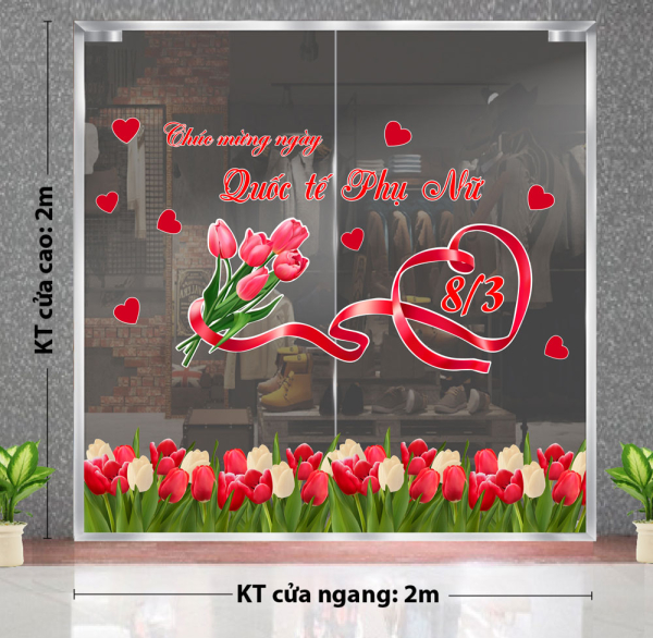 Decal dán tường Combo 36 - Decal chữ 8 tháng 3 Decal dán tường Combo 36 - Decal chữ 8 tháng 3