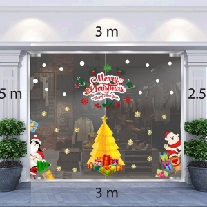 Decal dán tường Decal Combo Noel N18 Decal dán tường Decal Combo Noel N18