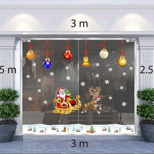 Decal dán tường Decal Combo Noel N19 Decal dán tường Decal Combo Noel N19