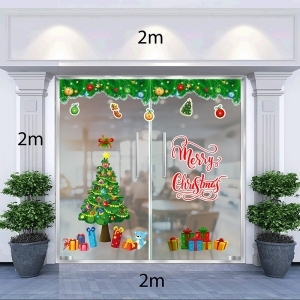 Decal dán tường Decal Combo Noel N4 Decal dán tường Decal Combo Noel N4