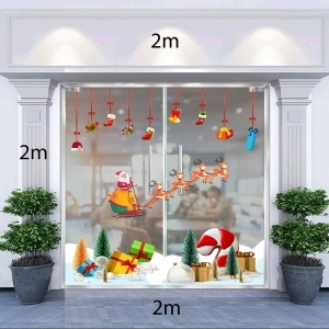 Decal dán tường Decal Combo Noel N5 Decal dán tường Decal Combo Noel N5