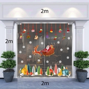 Decal dán tường Decal Combo Noel N6 Decal dán tường Decal Combo Noel N6