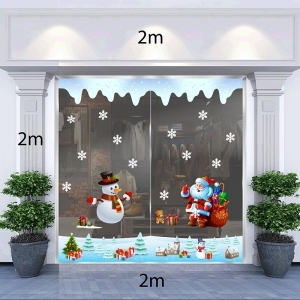 Decal dán tường Decal Combo Noel N8 Decal dán tường Decal Combo Noel N8
