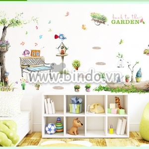 Decal dán tường Công viên âm nhạc
