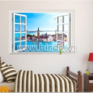 Decal dán tường Decal dán tường cửa sổ thành phố, dán theo sở thích, dán phòng khách, tại TPHCM 9,0 x 0,6 (m) (dài x rộng) Decal dán tường Decal dán tường cửa sổ thành phố, dán theo sở thích, dán phòng khách, tại TPHCM 9,0 x 0,6 (m) (dài x rộng)