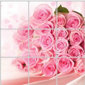 Decal dán tường Miếng dán bếp hoa hồng 50cm x 70cm tráng nhôm, chống dầu mỡ Decal dán tường Miếng dán bếp hoa hồng 50cm x 70cm tráng nhôm, chống dầu mỡ