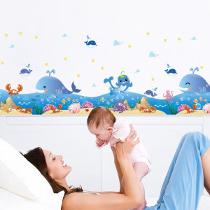 Decal dán tường Decal dán tường Đàn cá voi xanh, DIY, phòng bé, ở TPHCM sau dán 1,37 x 0,43 (m) (dài x rông) Decal dán tường Decal dán tường Đàn cá voi xanh, DIY, phòng bé, ở TPHCM sau dán 1,37 x 0,43 (m) (dài x rông)