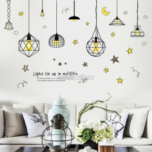 Decal dán tường Decal dán dây bóng đèn đen 3, dán theo sở thích, dán quán cafe, 1,45 x 1,0 (m) (dài x rộng) ở TPHCM Decal dán tường Decal dán dây bóng đèn đen 3, dán theo sở thích, dán quán cafe, 1,45 x 1,0 (m) (dài x rộng) ở TPHCM