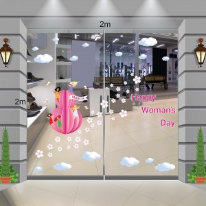 Decal dán tường Decal 8/3 Happy woman day mừng ngày quốc tế phụ nữ dán kính đẹp ở TPHCM Decal dán tường Decal 8/3 Happy woman day mừng ngày quốc tế phụ nữ dán kính đẹp ở TPHCM