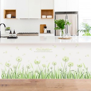 Decal dán tường Decal hoa bồ công anh dán tường dán kính đẹp, có sẵn keo