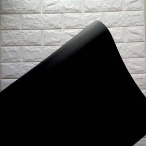 Decal dán tường Decal màu đen nhám giấy dán tường có keo, khổ 120x100cm, dán văn phòng, công ty nhà giá rẻ TPHCM 【Có đổi trả】