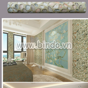 Decal dán tường Giấy decal  cuộn viên sỏi Decal dán tường Giấy decal  cuộn viên sỏi