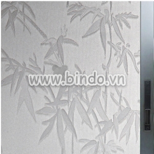 Decal dán tường Decal dán kính bụi trúc mờ