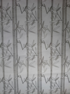 Decal dán tường Decal dán kính trúc xám