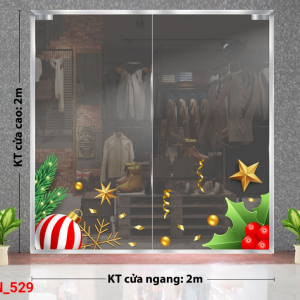 Decal dán tường Decal dán Noel 529 Decal dán tường Decal dán Noel 529