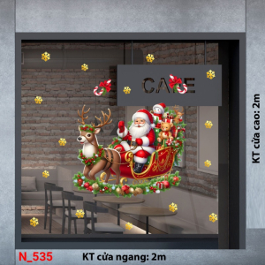 Decal dán tường Decal dán Noel 535 Decal dán tường Decal dán Noel 535