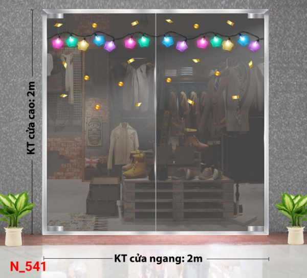 Decal dán tường Decal dán Noel 541 Decal dán tường Decal dán Noel 541