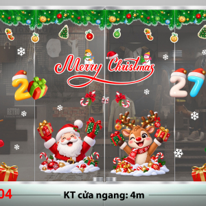 Decal dán tường Decal dán Noel combo số 204