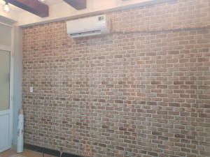 Decal gạch xám nâu khổ 90cm