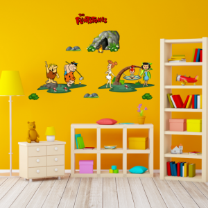 Decal dán tường Decal gia đình the flintstones số 2 decal dán, trường mầm non, dán theo sở thích, mới nhất TPHCM