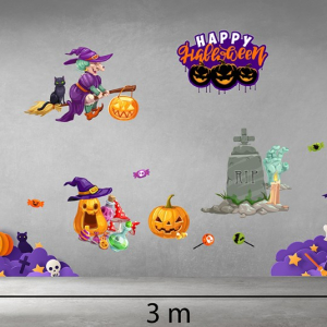 Decal dán tường Decal Halloween - Decal dán tường Decal Halloween -