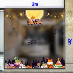 Decal dán tường Decal Halloween - Bánh kẹo Hallowen Decal dán tường Decal Halloween - Bánh kẹo Hallowen