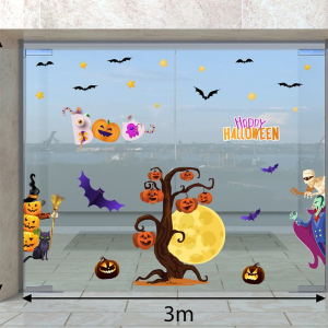 Decal dán tường Decal Halloween - bóng trăng Decal dán tường Decal Halloween - bóng trăng